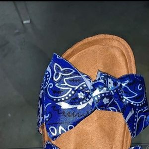 Blue Bandana Sandal